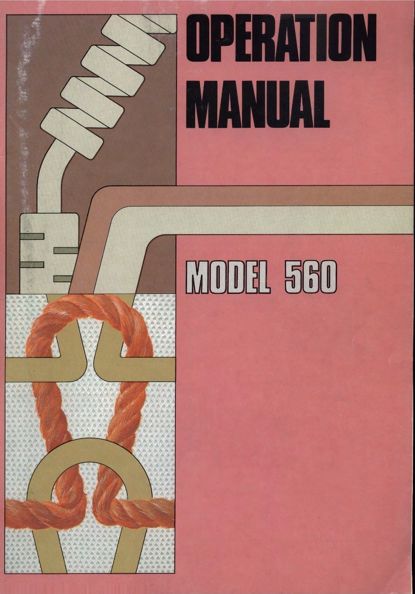 Singer 560 Operation manual