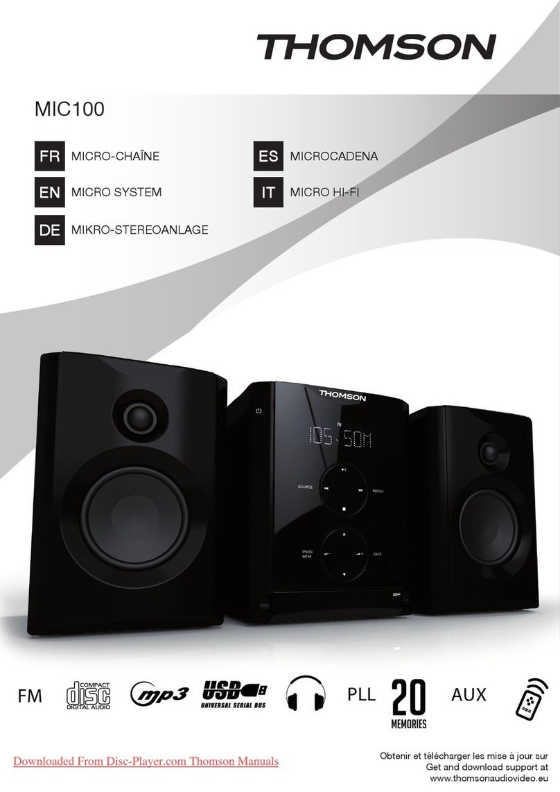 THOMSON mic100 User manual