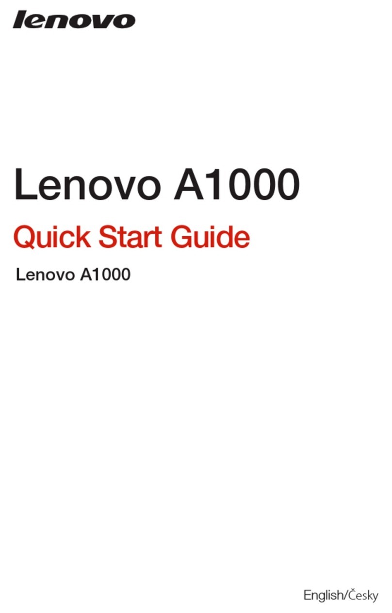 Lenovo IdeaTab A1000 User manual Lenovo IdeaTab A1000 User manual