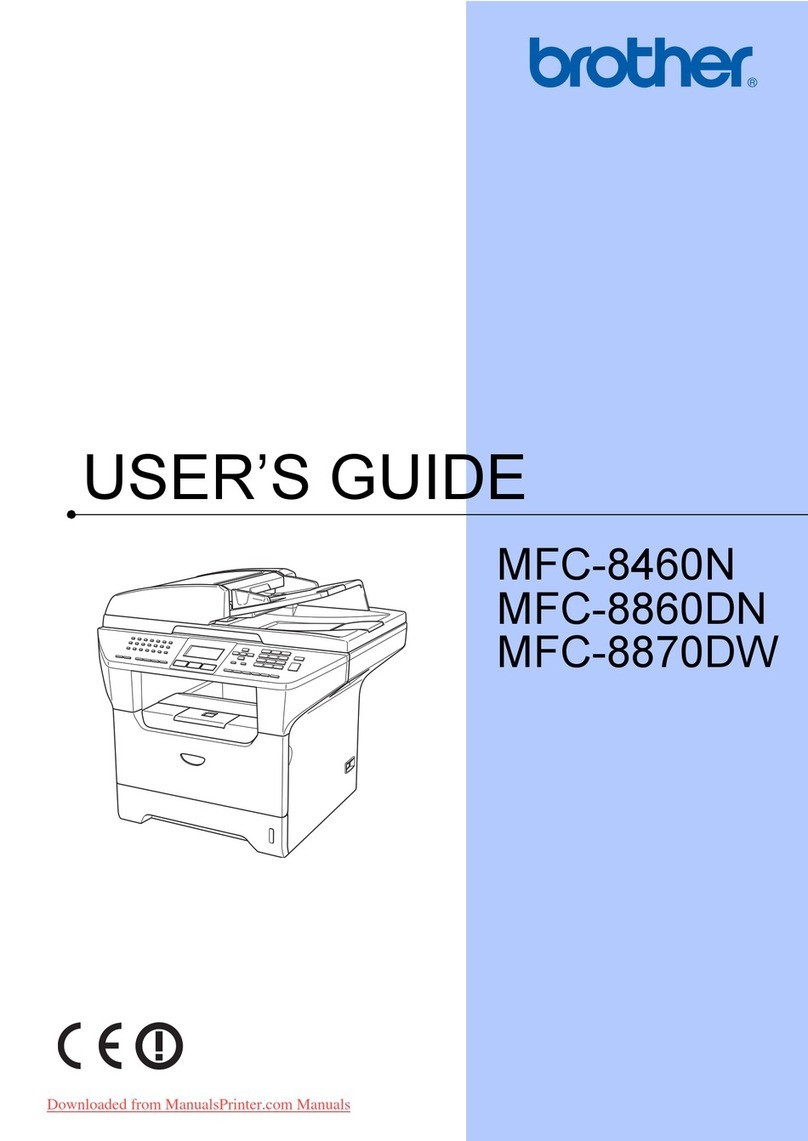 Brother MFC-8460N User manual