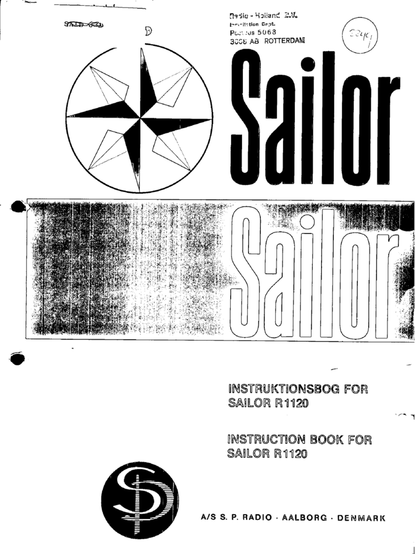 Sailor R1120 User manual