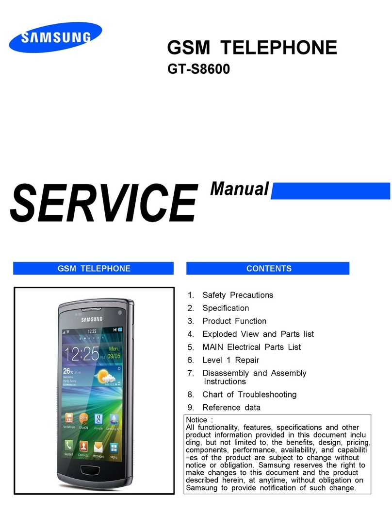 Samsung GT-S8600 Service manual