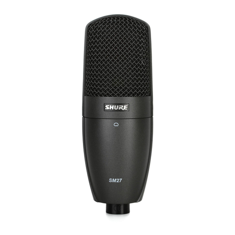 Shure SM27 user guide