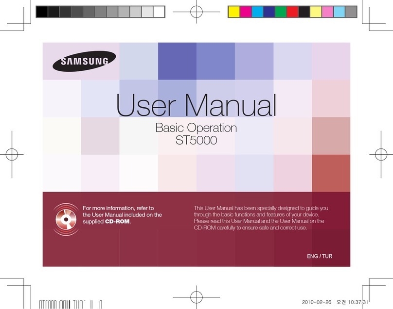 Samsung ST5000 User manual