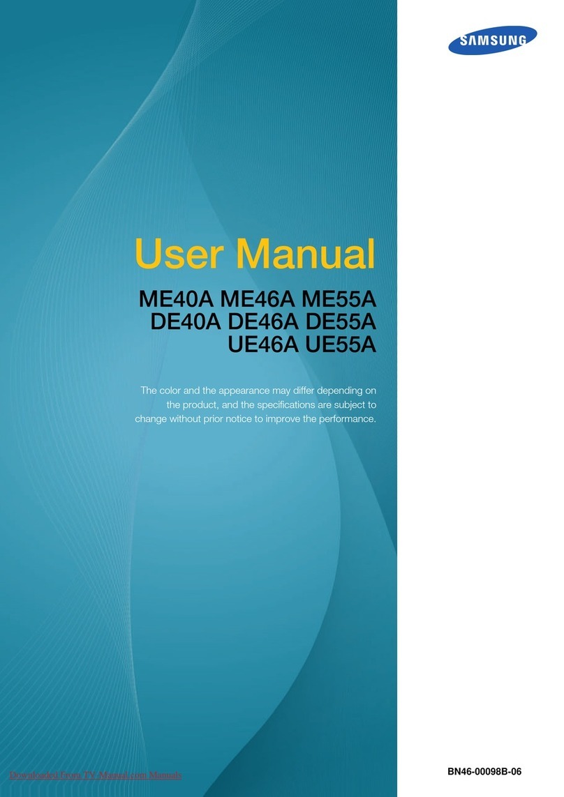 Samsung SyncMaster ME40A User manual