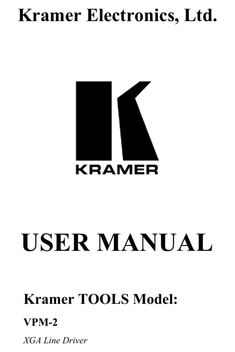 Kramer VPM-2 user manual