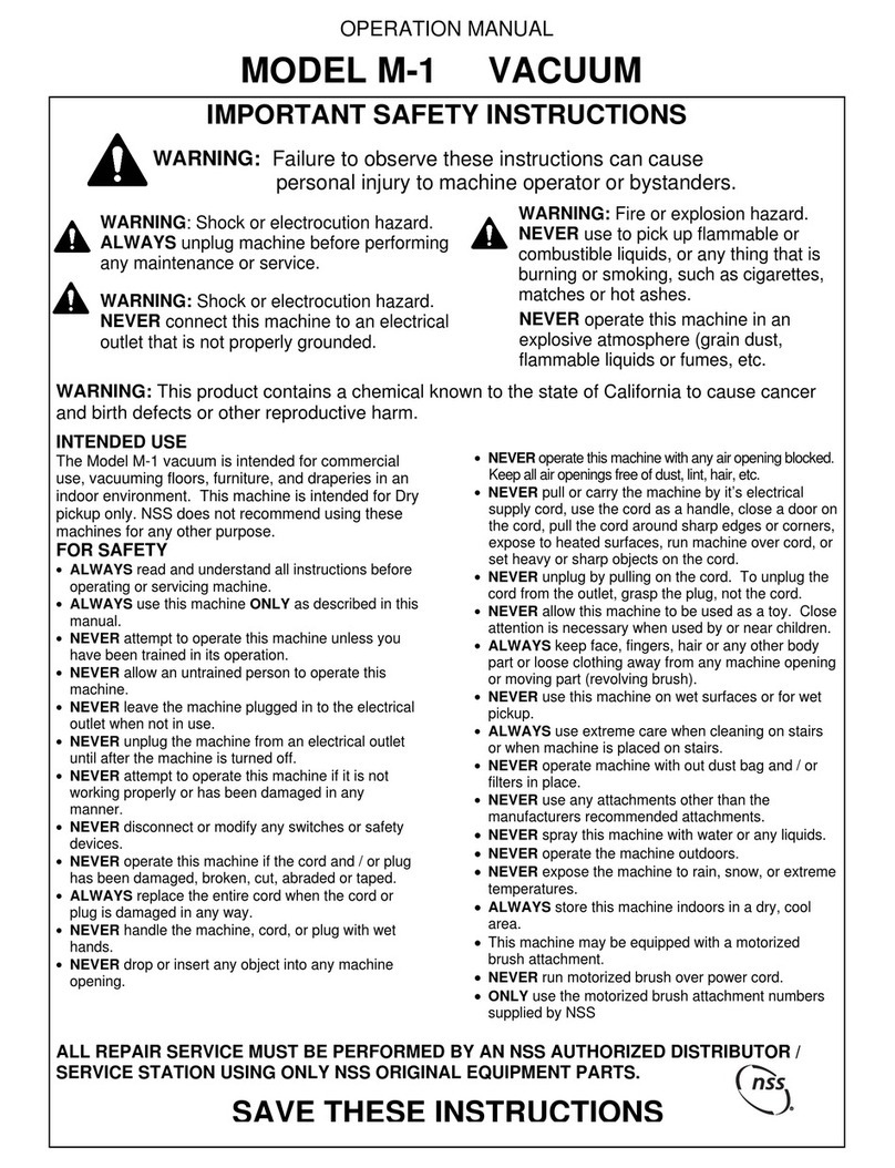 NSS M-1 User manual