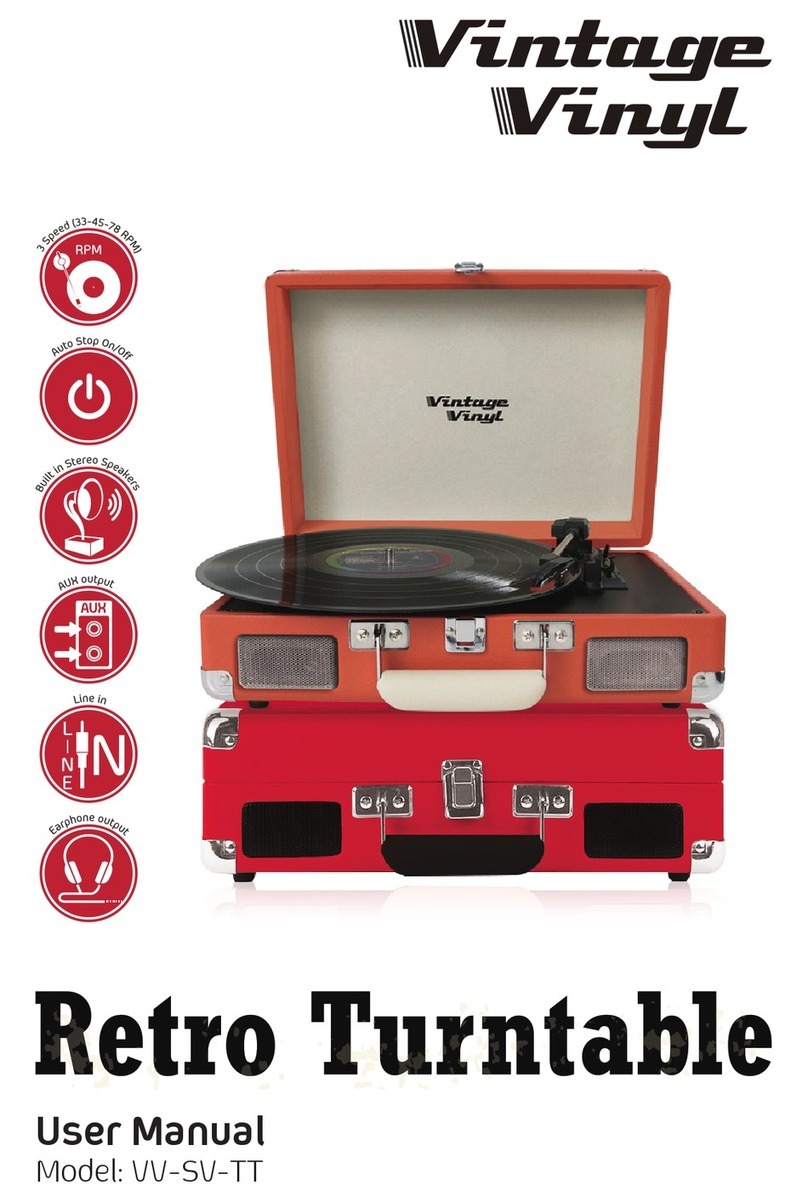 Vintage Vinyl VV-SV-TT user manual