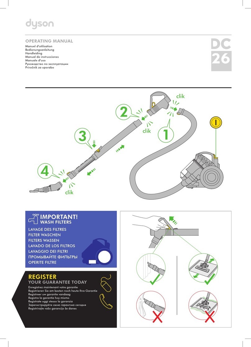 Dyson DC26 operating manual