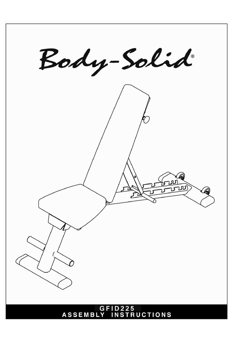 Body Solid GFID225 Assembly instructions