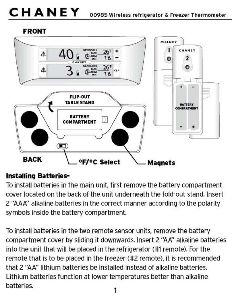 Chaney 00985 user manual