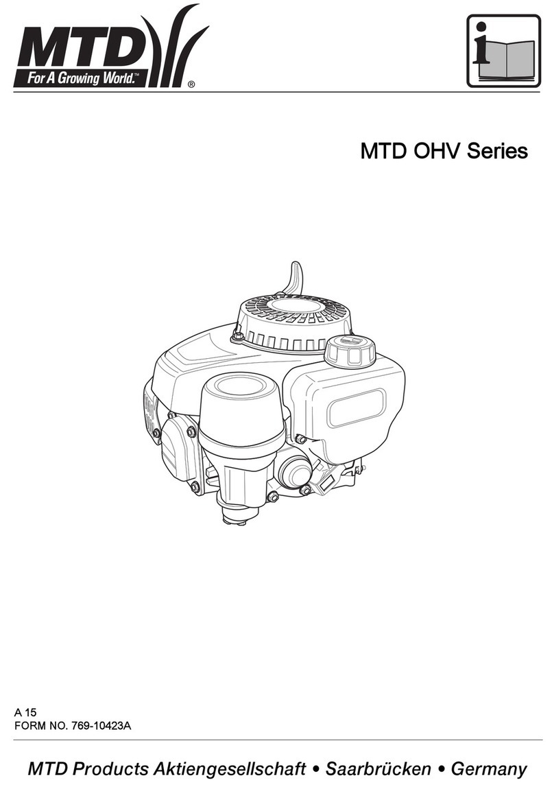 MTD OHV Series User manual