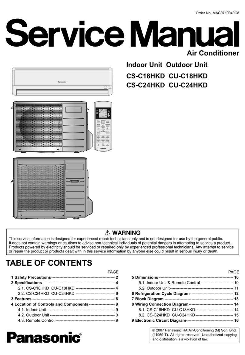 Panasonic CS-C18HKD User manual
