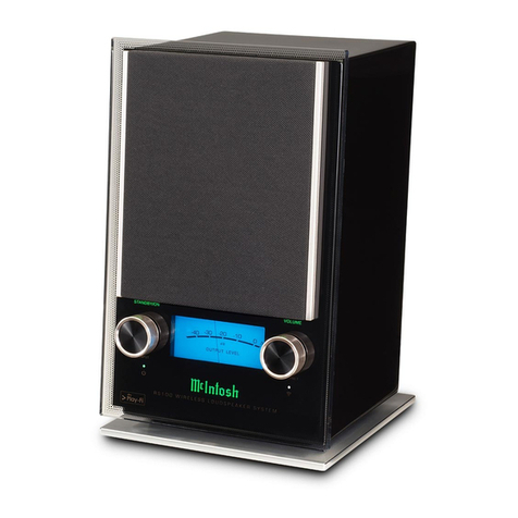 McIntosh RS100 User manual