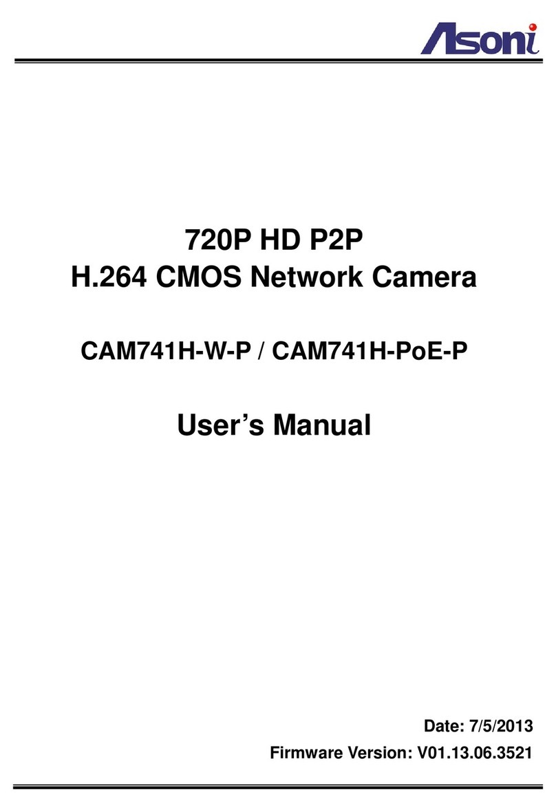 Asoni CAM741H-W-P User manual