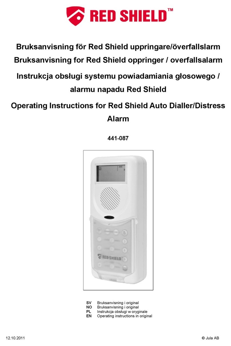 RED SHIELD 41-087 operating instructions