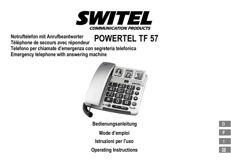 switel POWERTEL TF 57 User manual