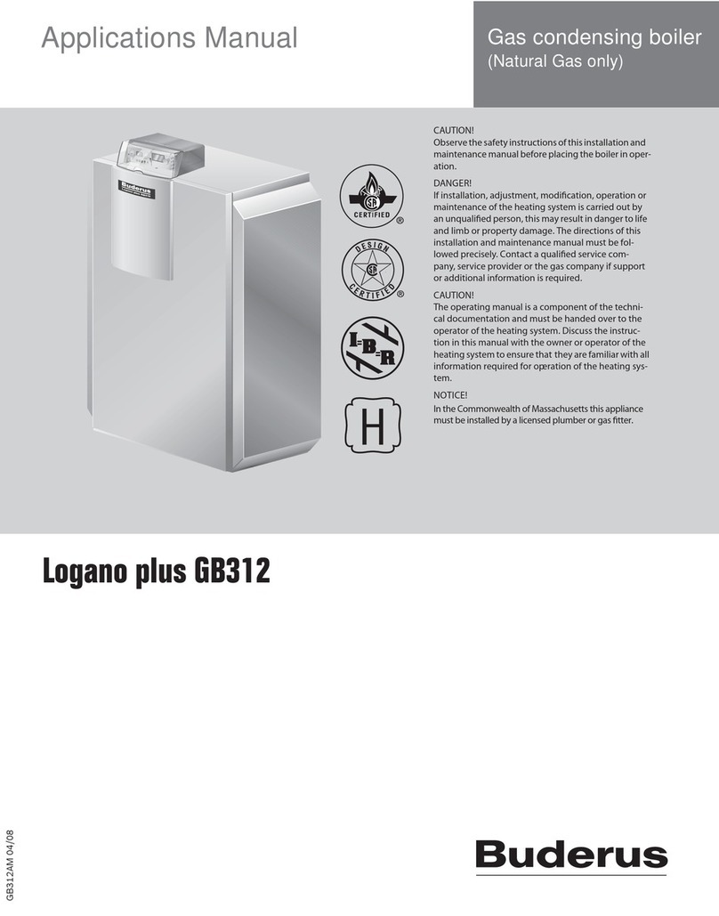 Buderus Logano plus GB312 Instructions for use