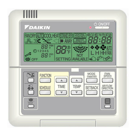 Daikin BRC1D71 User manual