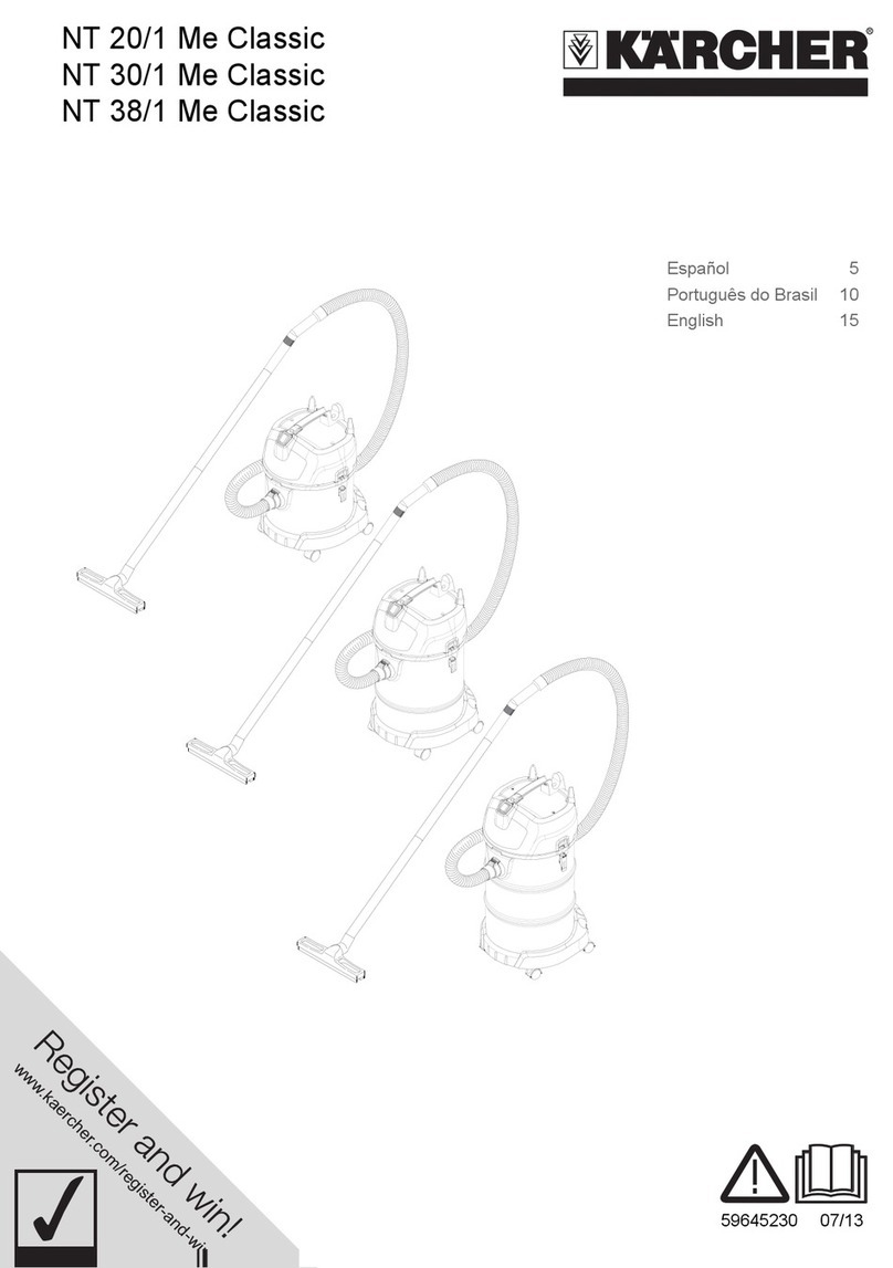 Kärcher NT 20/1 ME Classic User manual