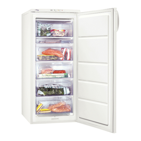 Zanussi ZFU319EW user manual