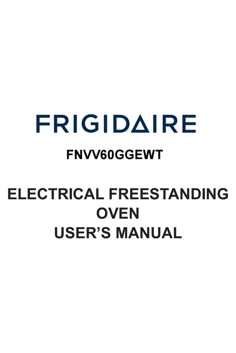 Frigidaire FNVV60GGEWT User manual Frigidaire FNVV60GGEWT User manual