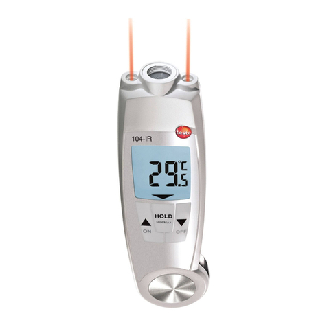 TESTO 104-IR instruction manual