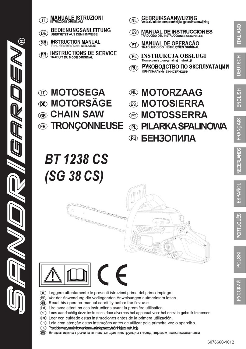 Sandrigarden BT 1238 CS User manual