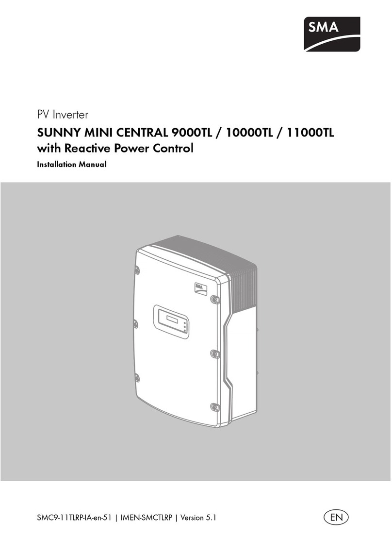 SMA 9000TL User manual
