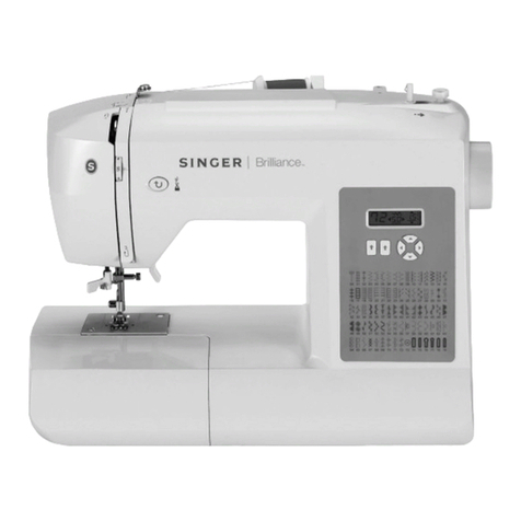 Singer 6180 Operation and safety notes