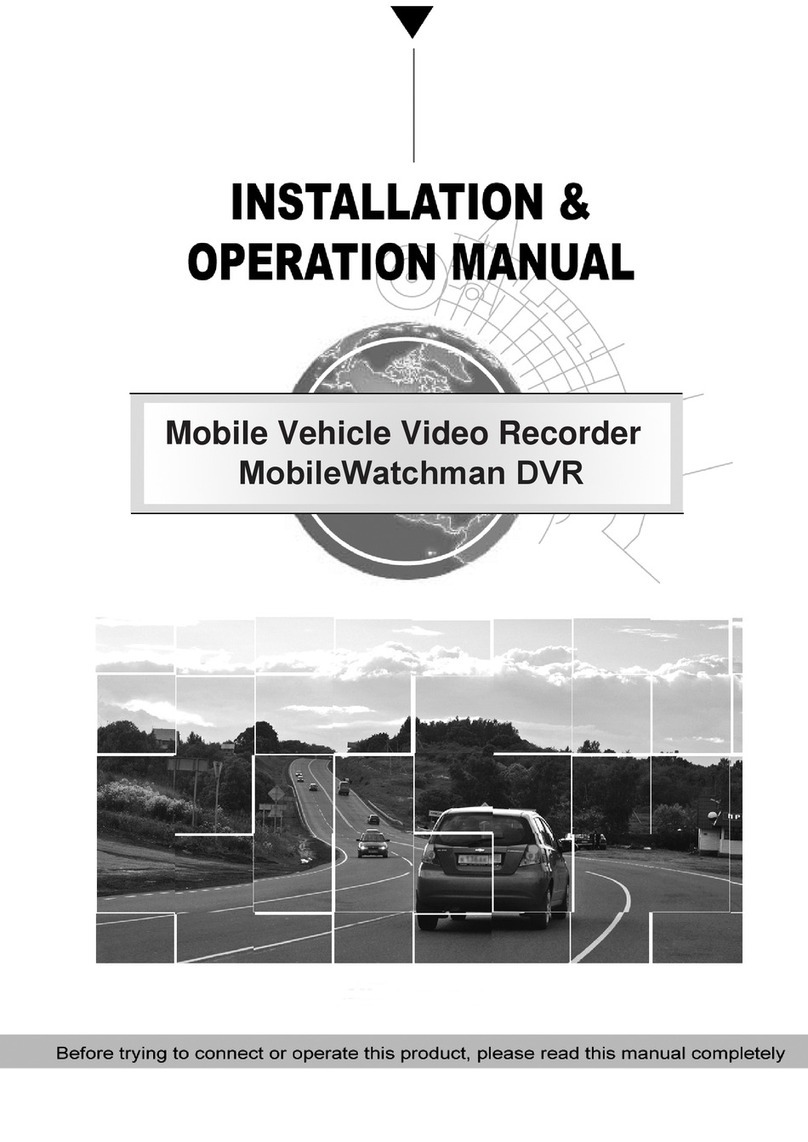 Mobile Watchman DVR-HD1 Installation and operaion manual