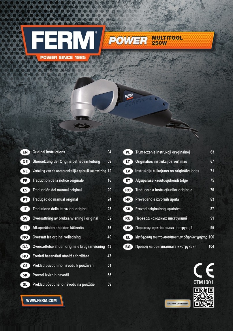 Ferm OTM1001 User manual