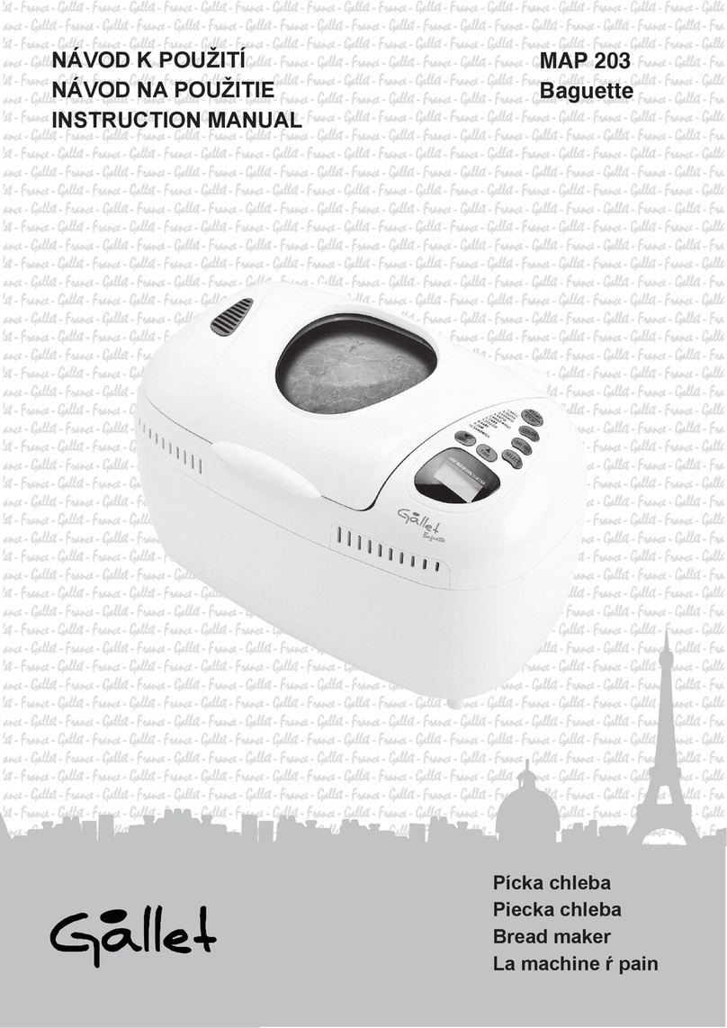 Gallet MAP 203 Baguette instruction manual