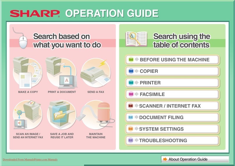 Sharpe MX-2010U Operation guide