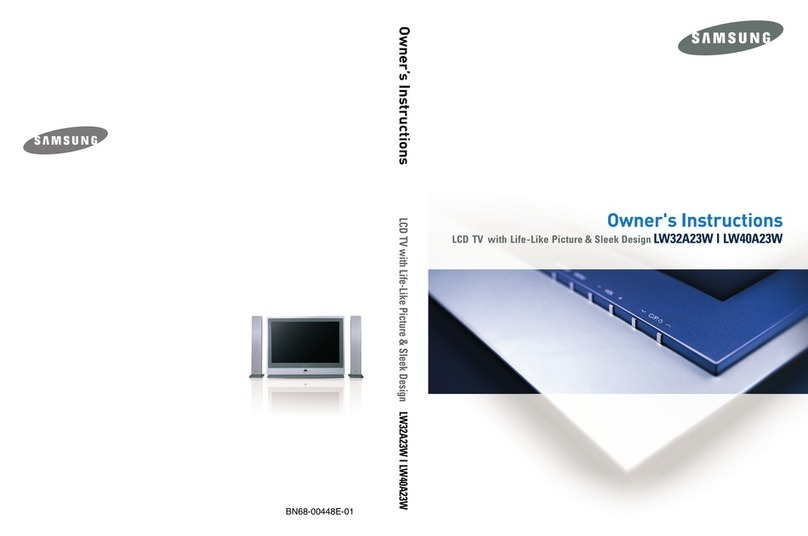 Samsung LW32A23W User manual