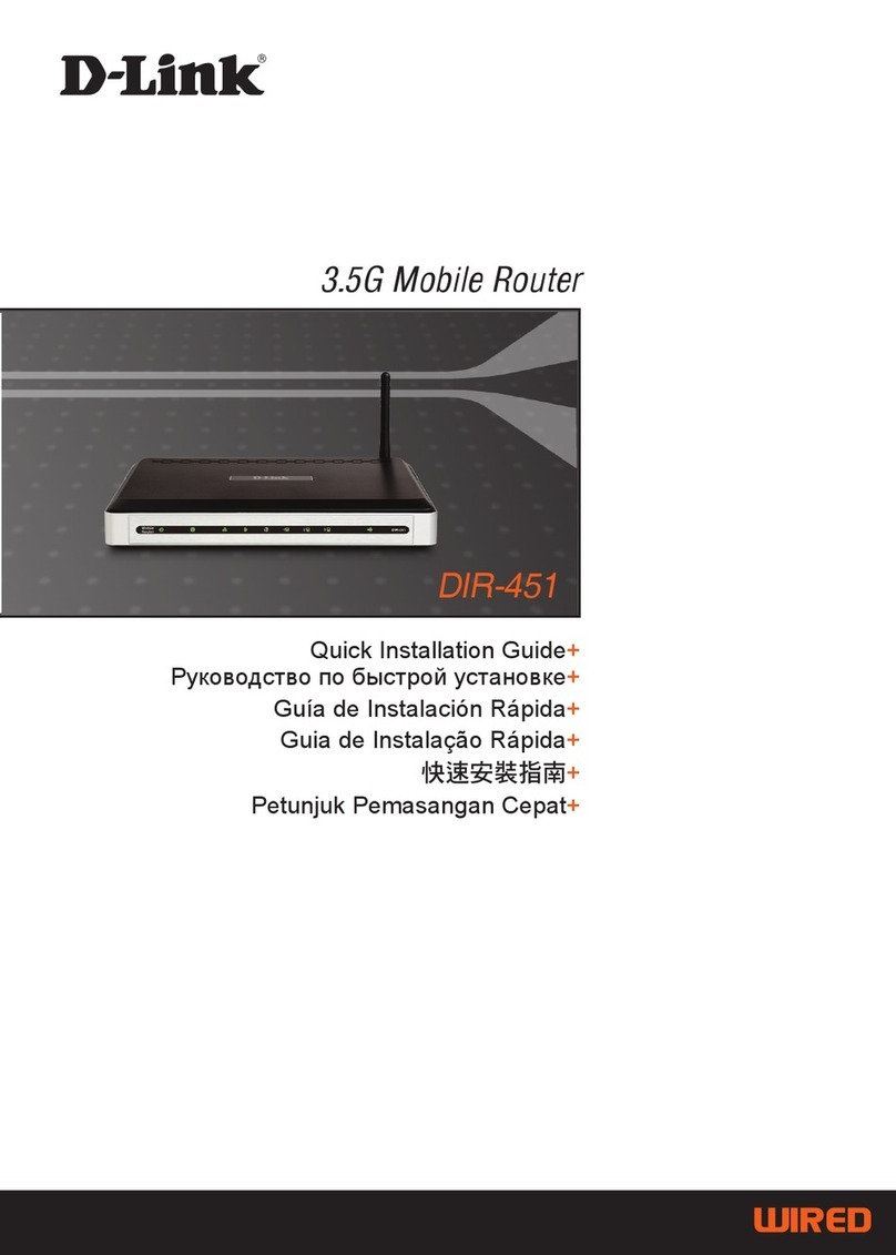 D-Link DIR-451 - 3G Mobile Router User manual