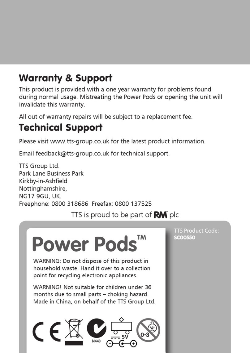 TTS Power Pods SC00550 user guide