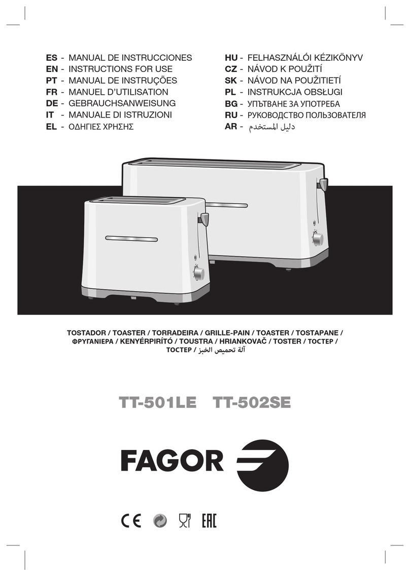 Fagor TT-501LE User manual