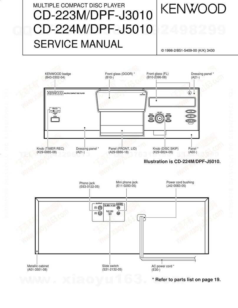 Kenwood CD-223M User manual