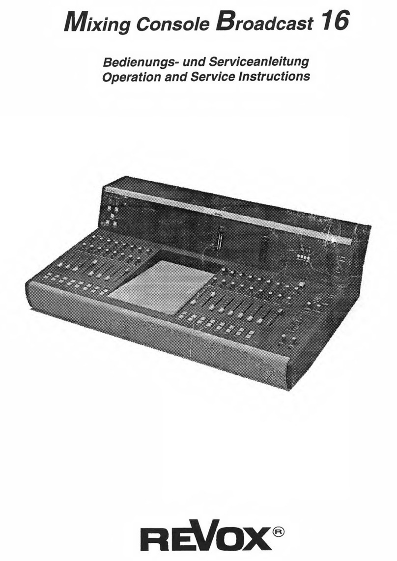 Revox Broadcast 16 Operation manual