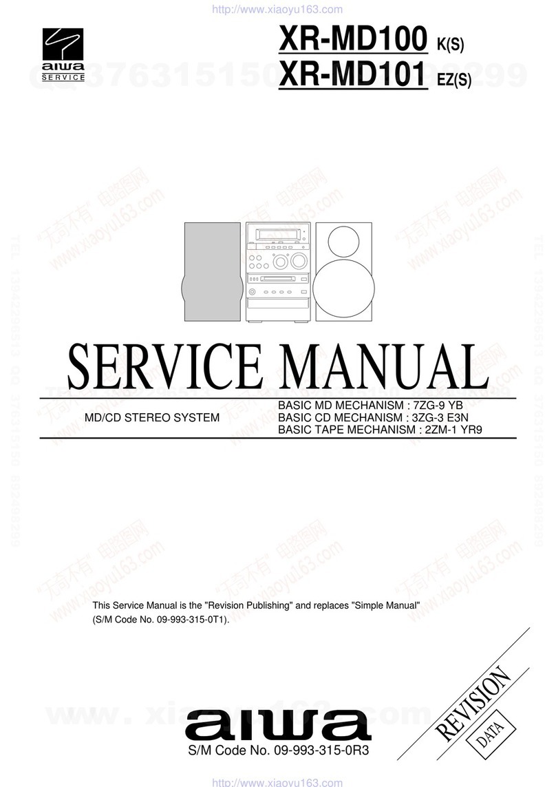Aiwa XR-MD100 User manual