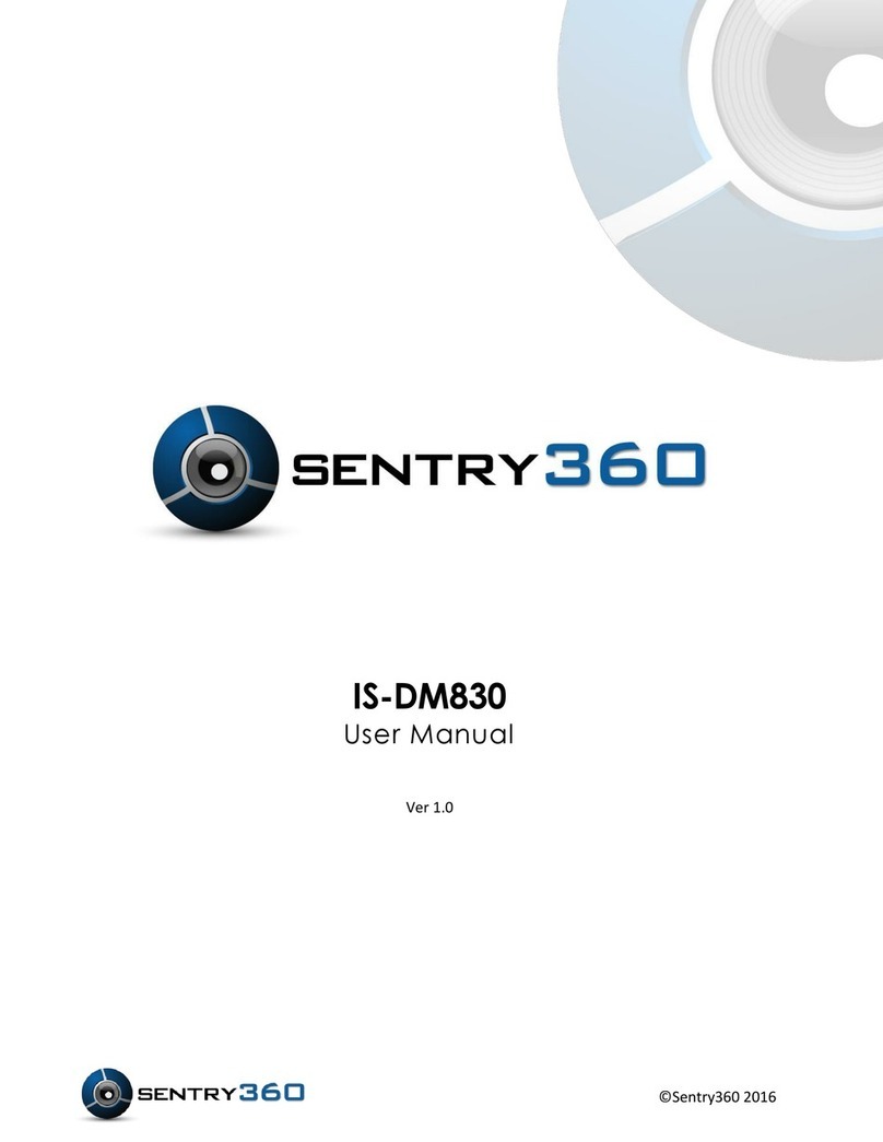Sentry360 IS-DM830 User manual Sentry360 IS-DM830 User manual