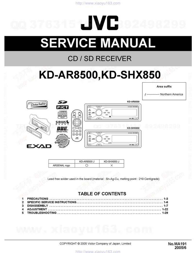 JVC KD-AR8500 User manual