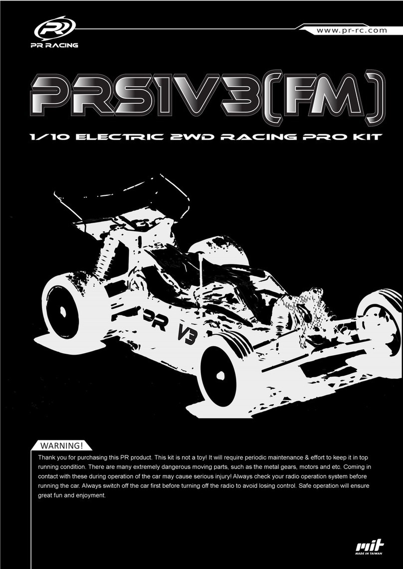 PR RACING PRS1V3[FM] instruction manual