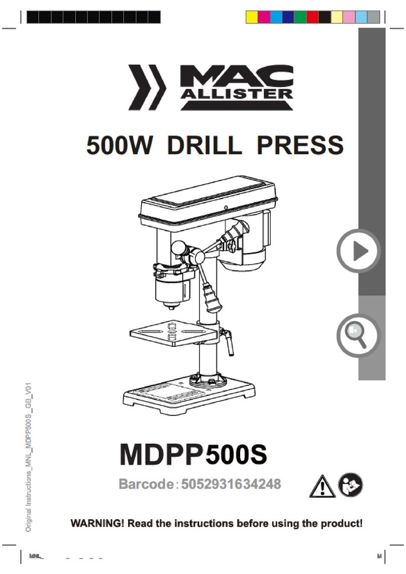 Mac allister MDPP500S Original instructions