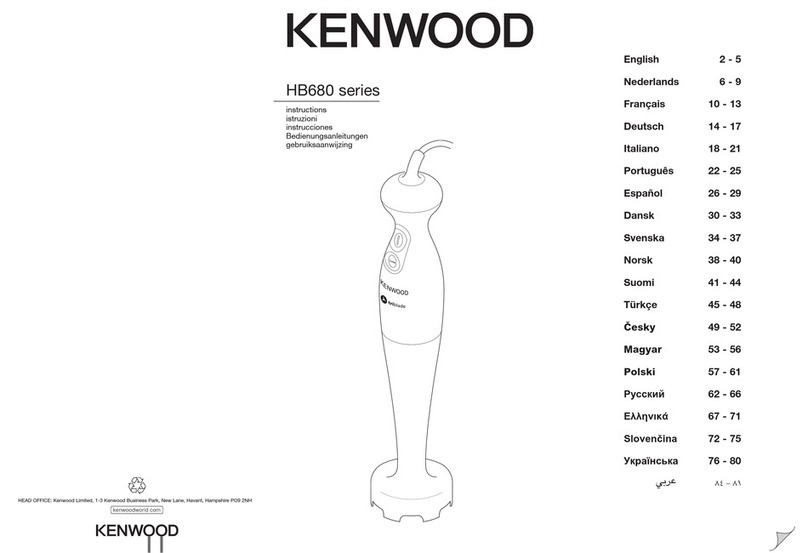 Kenwood HB680 series instructions