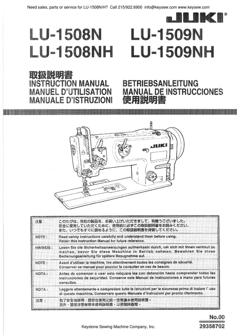 JUKI LU-1508N User manual JUKI LU-1508N User manual