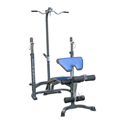 Marcy MCB880M OLYMPIC BENCH User manual
