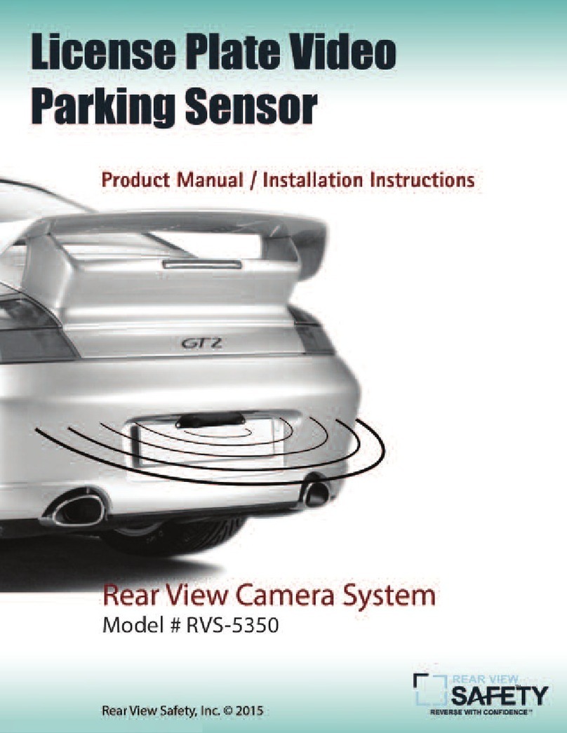 Rear view safety RVS-5350 Product manual installation & instructions