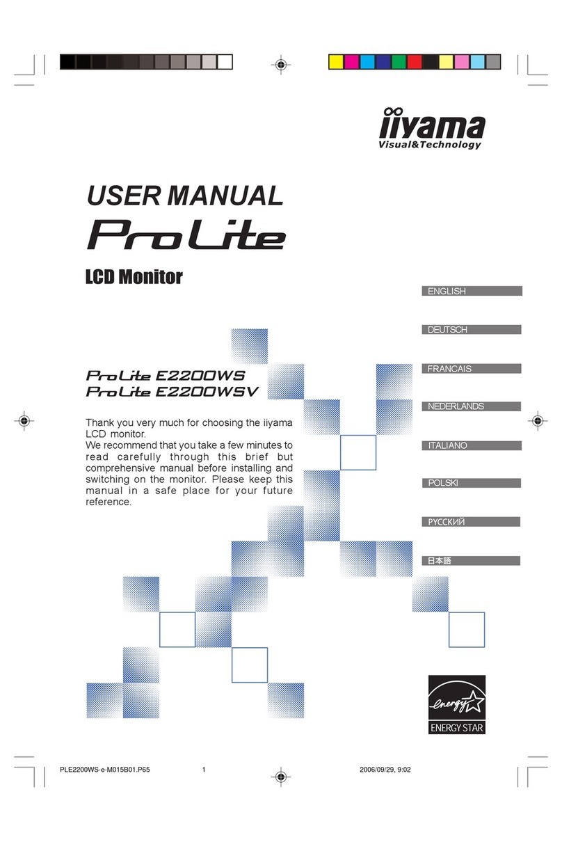 Iiyama ProLite e2200ws User manual